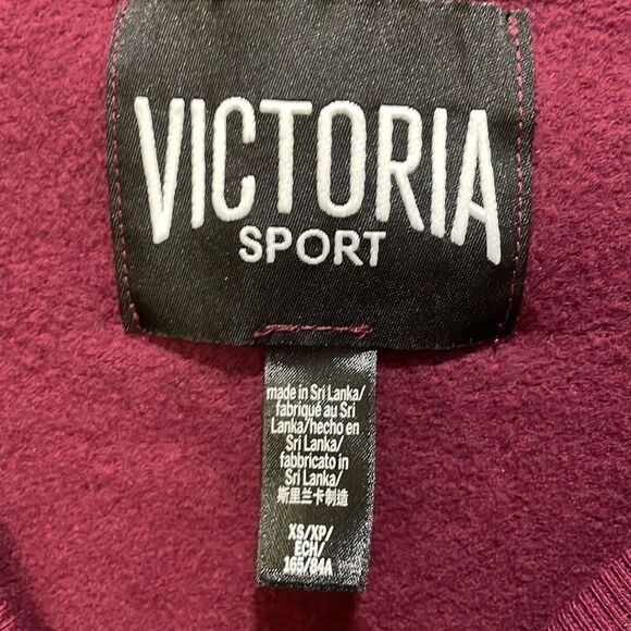 Victoria Secrets Sport dark raspberry woman’s sweatshirt - Picture 5 of 11